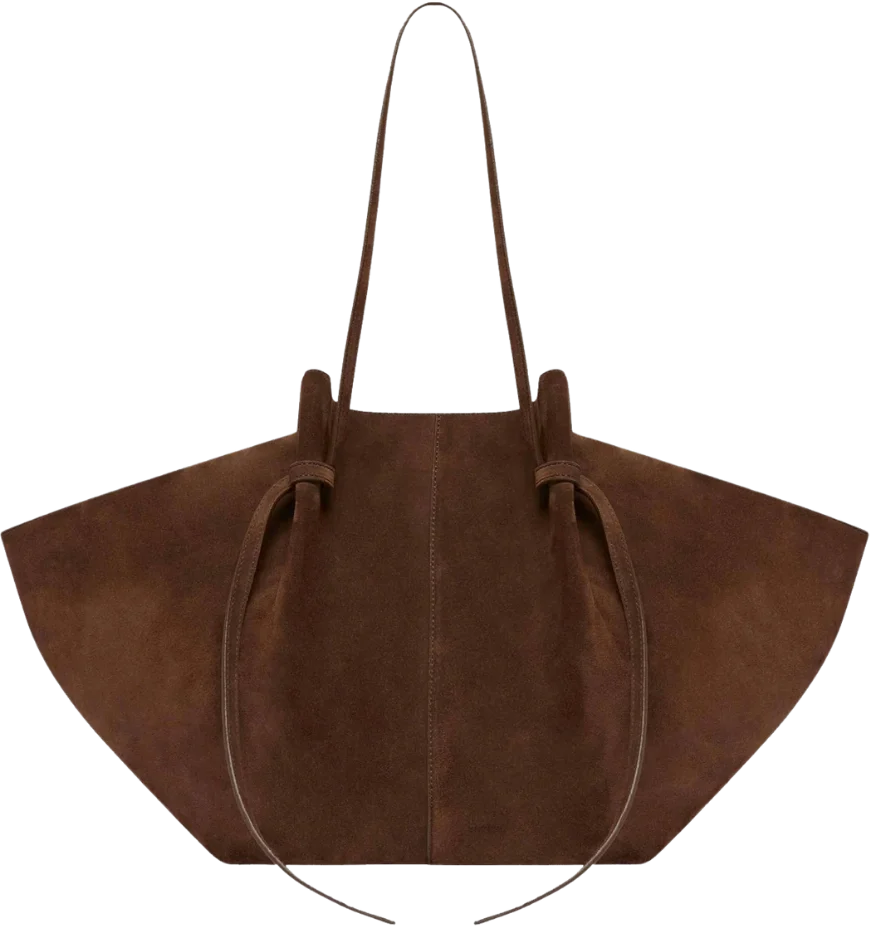 Premium Large Mochi Suede in Chocolate