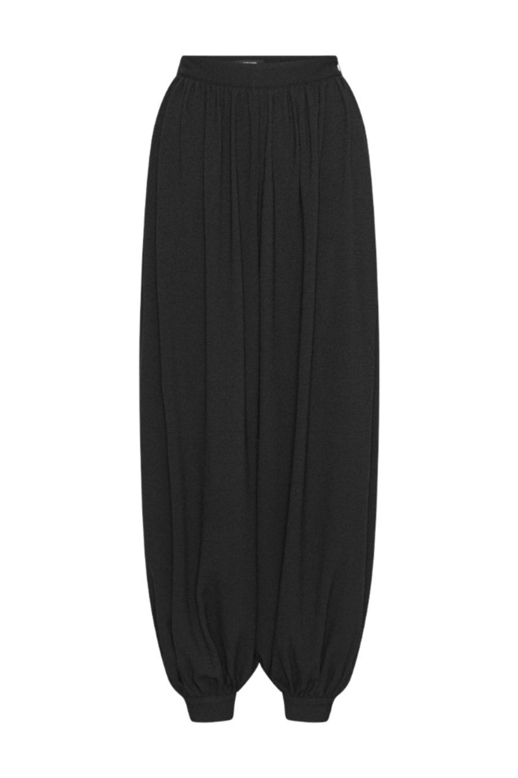Black Balloon-Pleated Pants