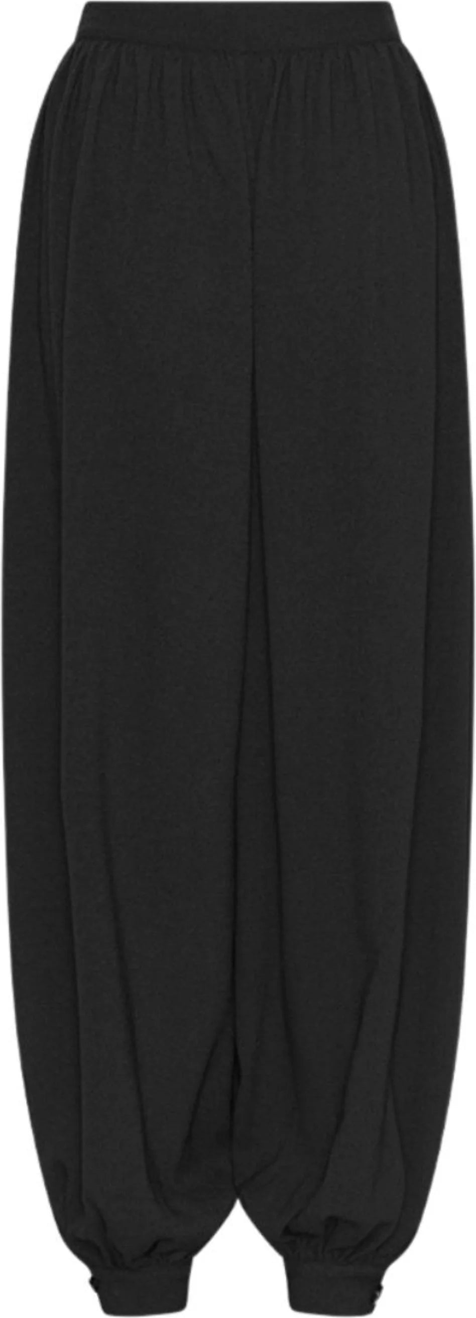 Black Balloon-Pleated Pants