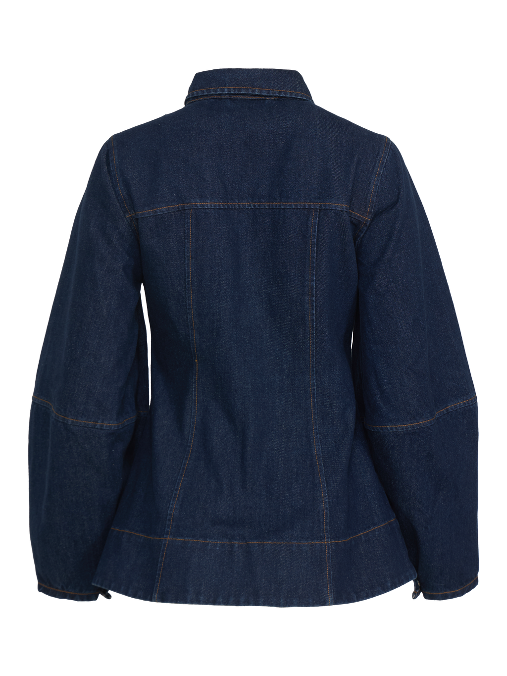 Darja Hourglass Denim Jacket in Blue