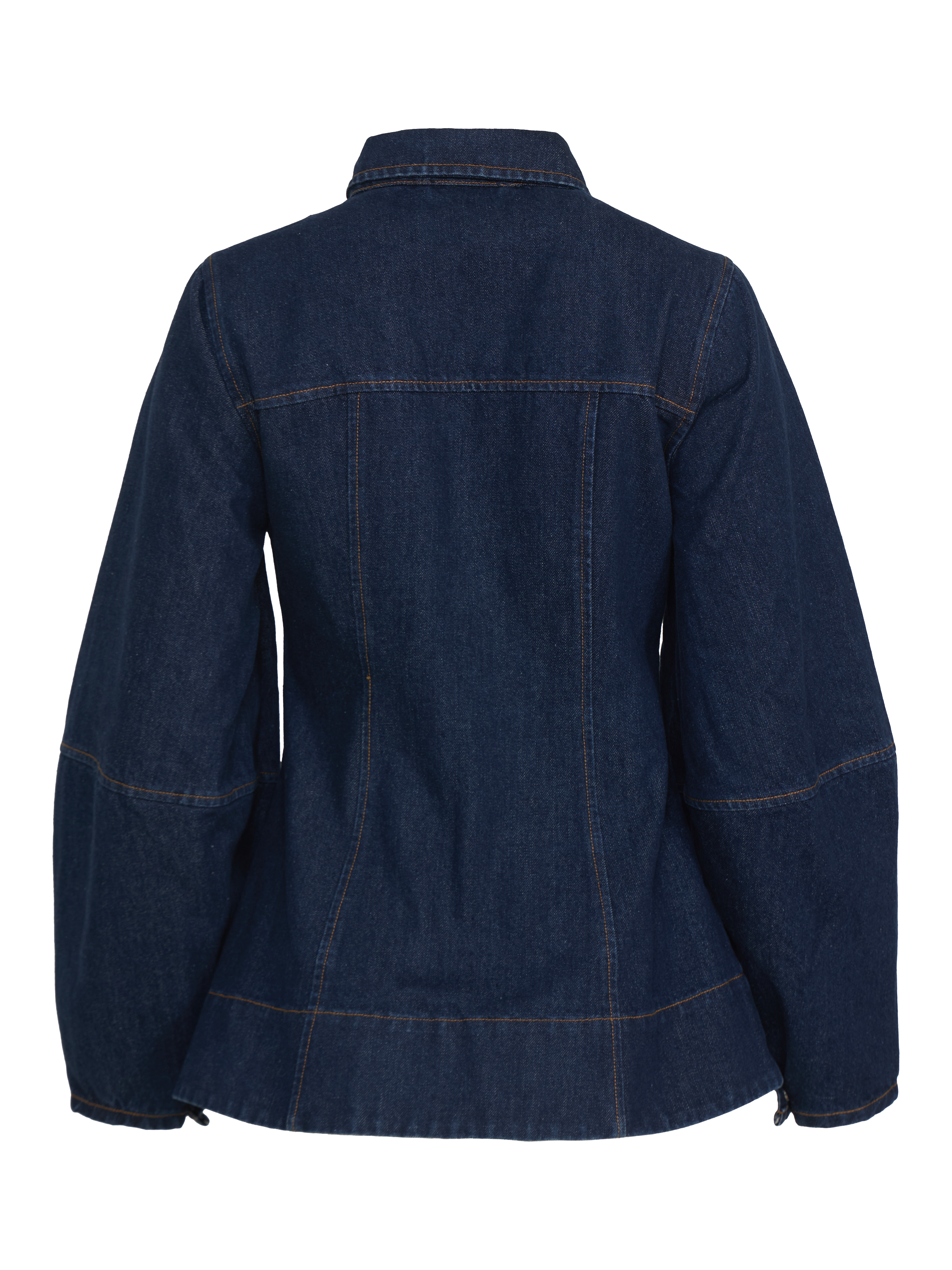Darja Hourglass Denim Jacket in Blue