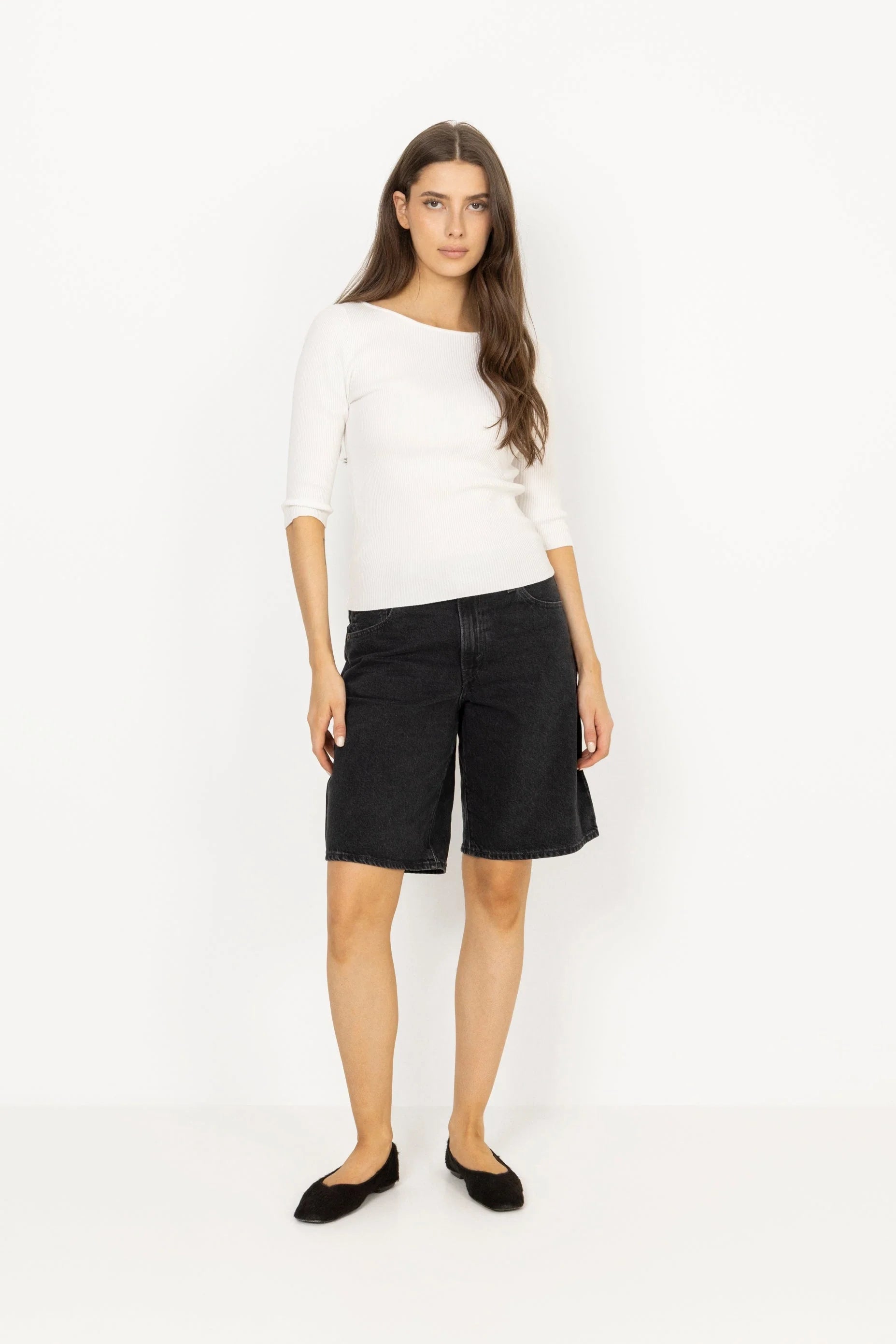 Relaxed-Fit Baggy Dad Jort Shorts - Open Mind