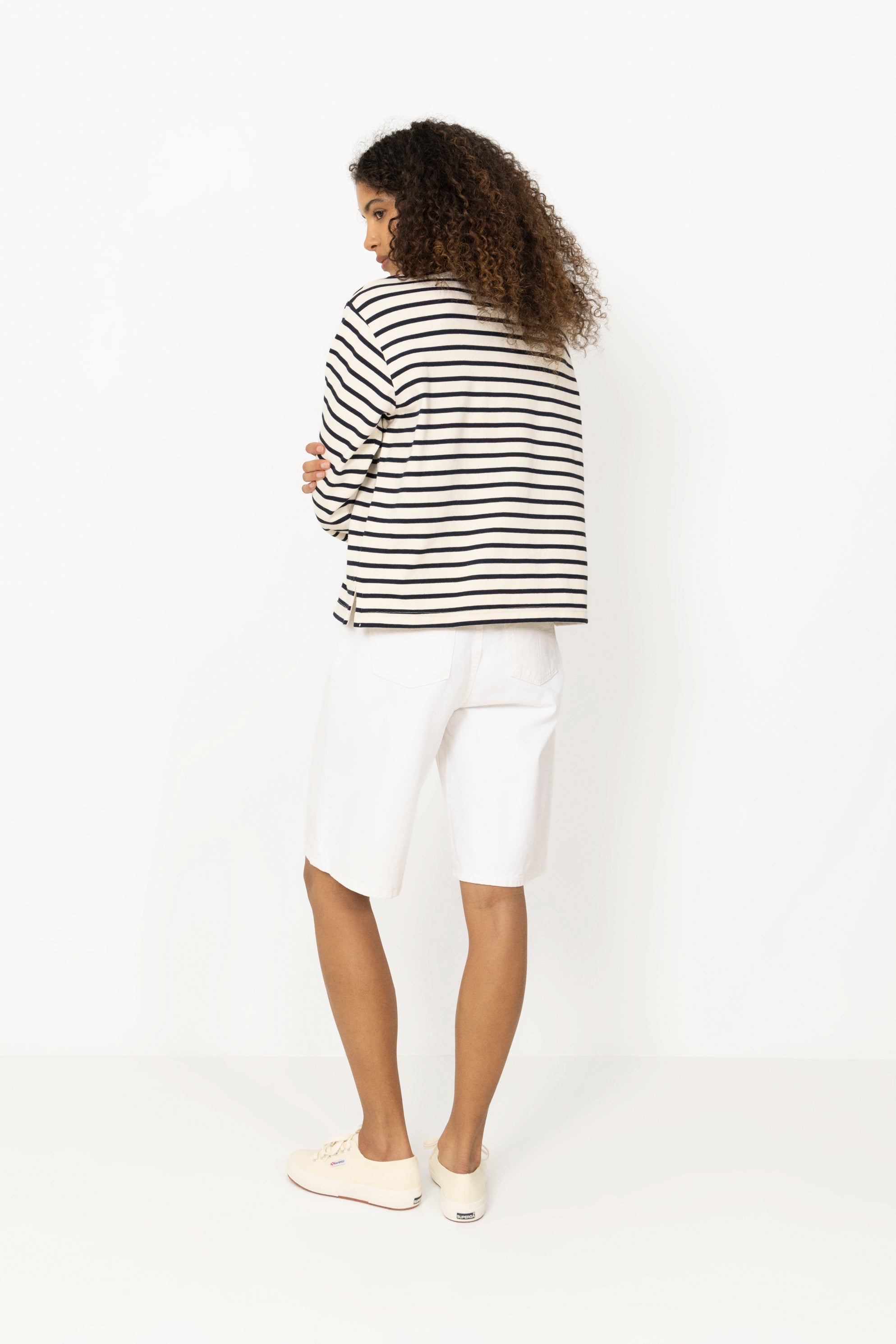 Camille Short in Omaha Light White